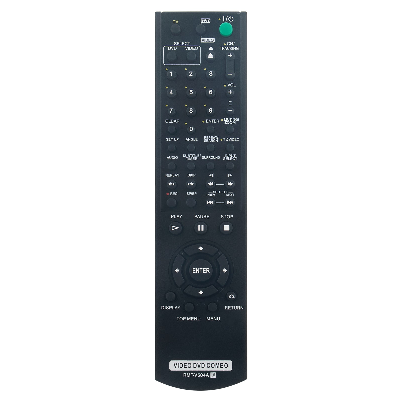 VINABTY - New RMT-V504A Replaced Remote Fits for Sony DVD Player SLV-D271P SLV-D281P SLV-D380P SLV-D100 SLV-D300P SLV-D370P - Black