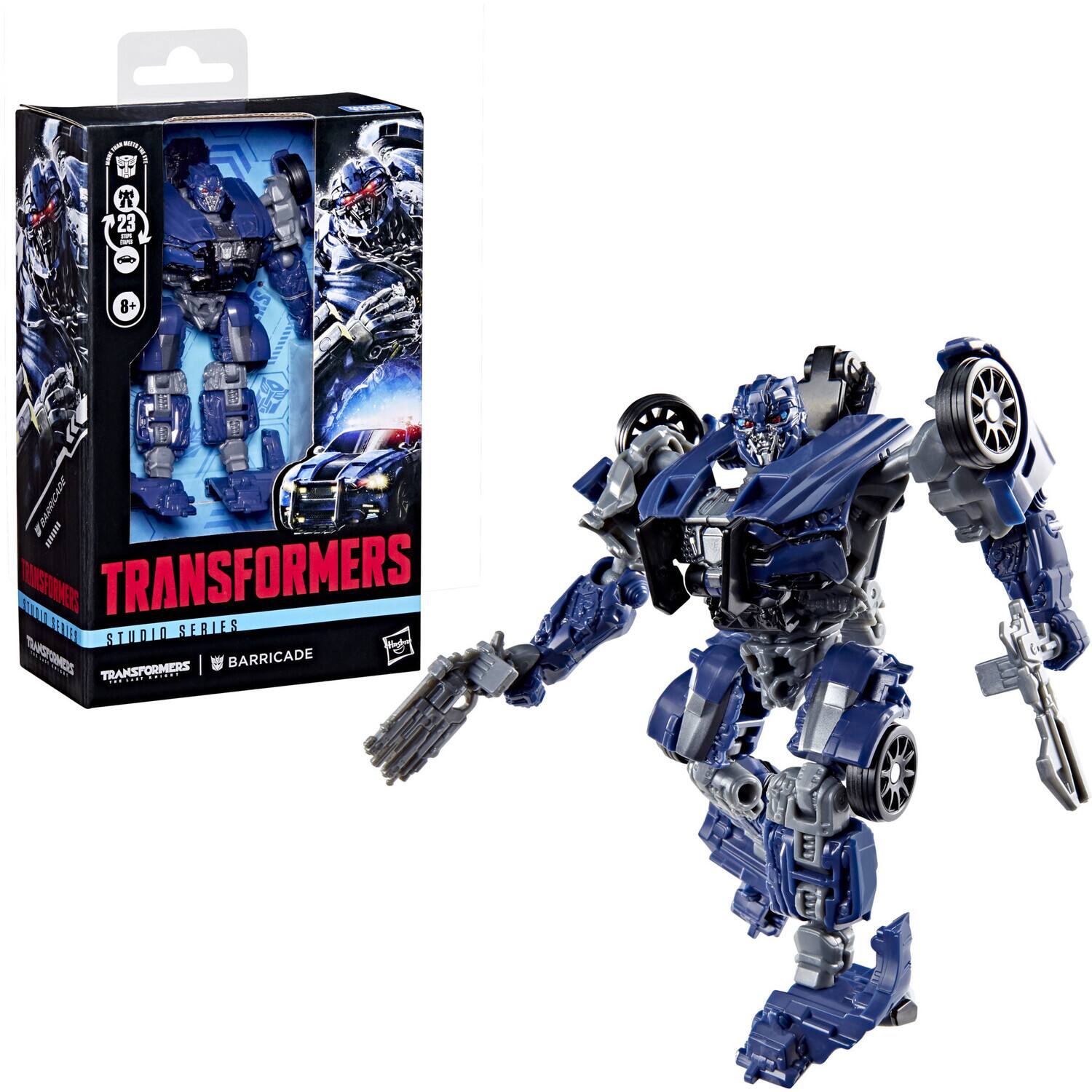 - GRN 23 - 8+ pE TRANSFORMERS GOTILKGRIG STUDIO SERIES C CSSMES TRANSPORMERS W..E | D BARRICADE GOIn : 90