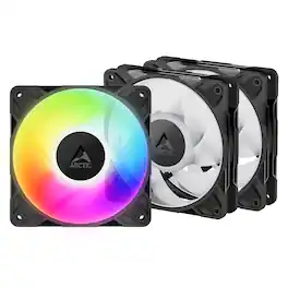 Arctic - p12 pro a- ln pwm | 120 mm | 2000 rpm | 4-pin case fan (black) - 3 pcs - Rgb