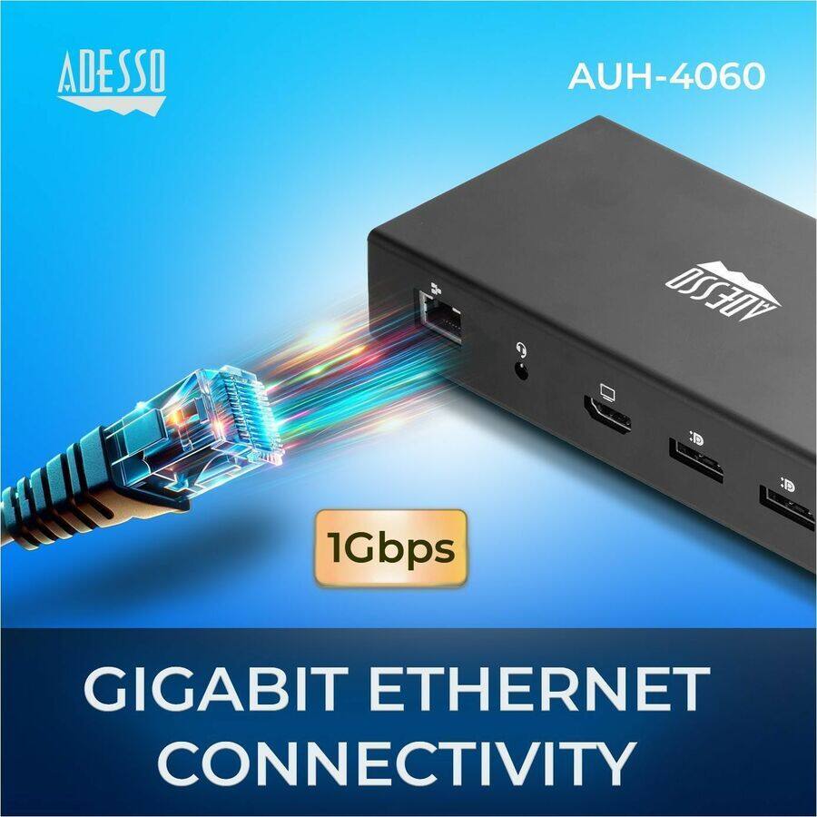 ADESSO AUH-4060

1Gbps

GIGABIT ETHERNET CONNECTIVITY