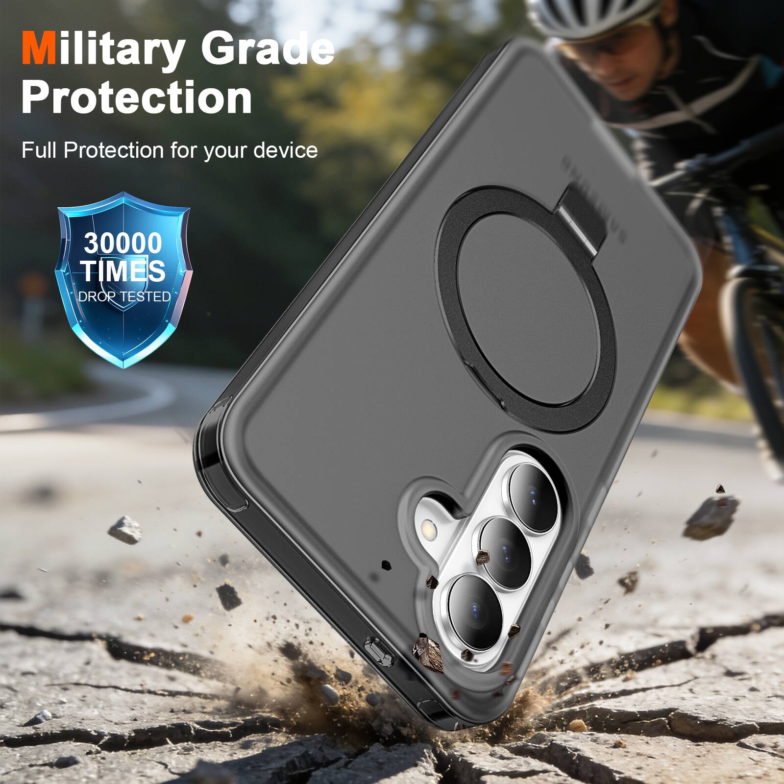Military Grade Protection  
Full Protection for your device  
30000 TIMES DROP TESTED