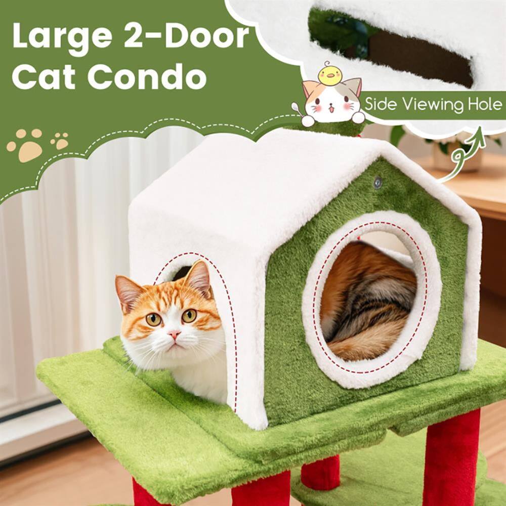 Large 2-Door Cat Condo  
Side Viewing Hole