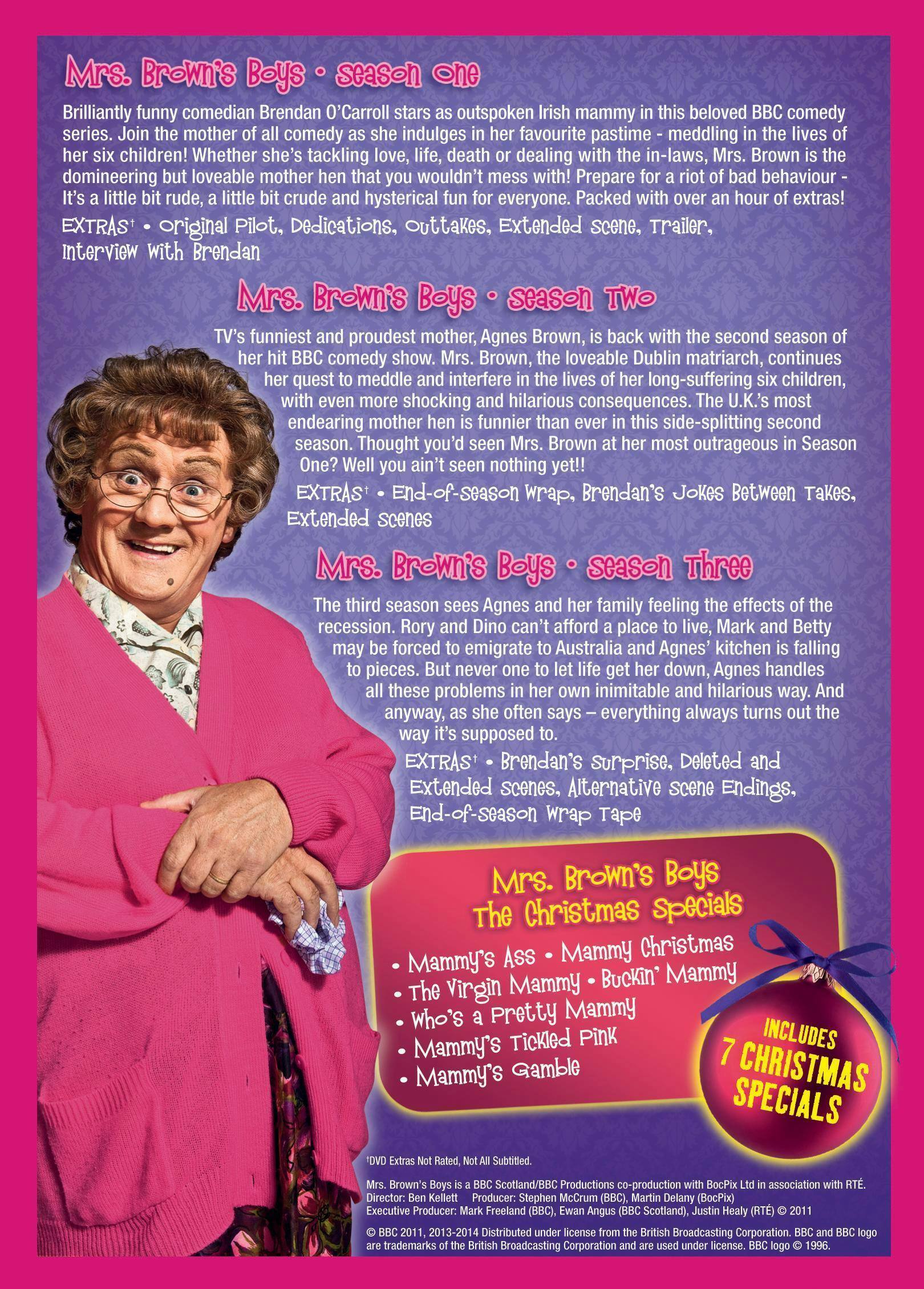 Angle. Mrs Brown's Boys: Complete Series (Box Set) [DVD].