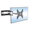 Mount-It! - Full-Motion TV Wall Mount for 32–70″ (110 lb) with 40″ Extra-Long Extension - Black