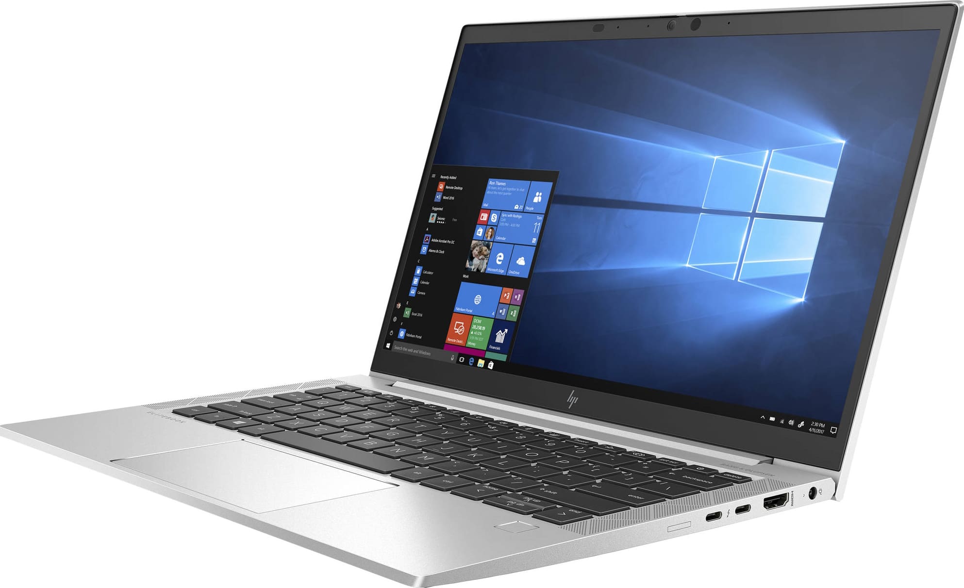 Alt View 11. HP - EliteBook 830 G7 13.3" Refurbished Laptop - Intel 10th Gen Core i7 with 32GB Memory - Intel UHD Graphics 620 - 512GB SSD - Silver.