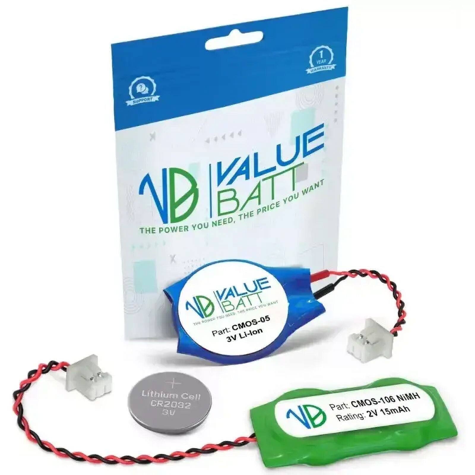 1 YEAR WARRANTY SUPPORT VALUE BATT WANT THE PRICE YOU WANT, THE POWER YOU NEED. VALUE BATT

Part: CMOS-05
Li-lon 3V Lithium Cell CR2032

Part: CMOS-106
NiMH 2V 15mAh