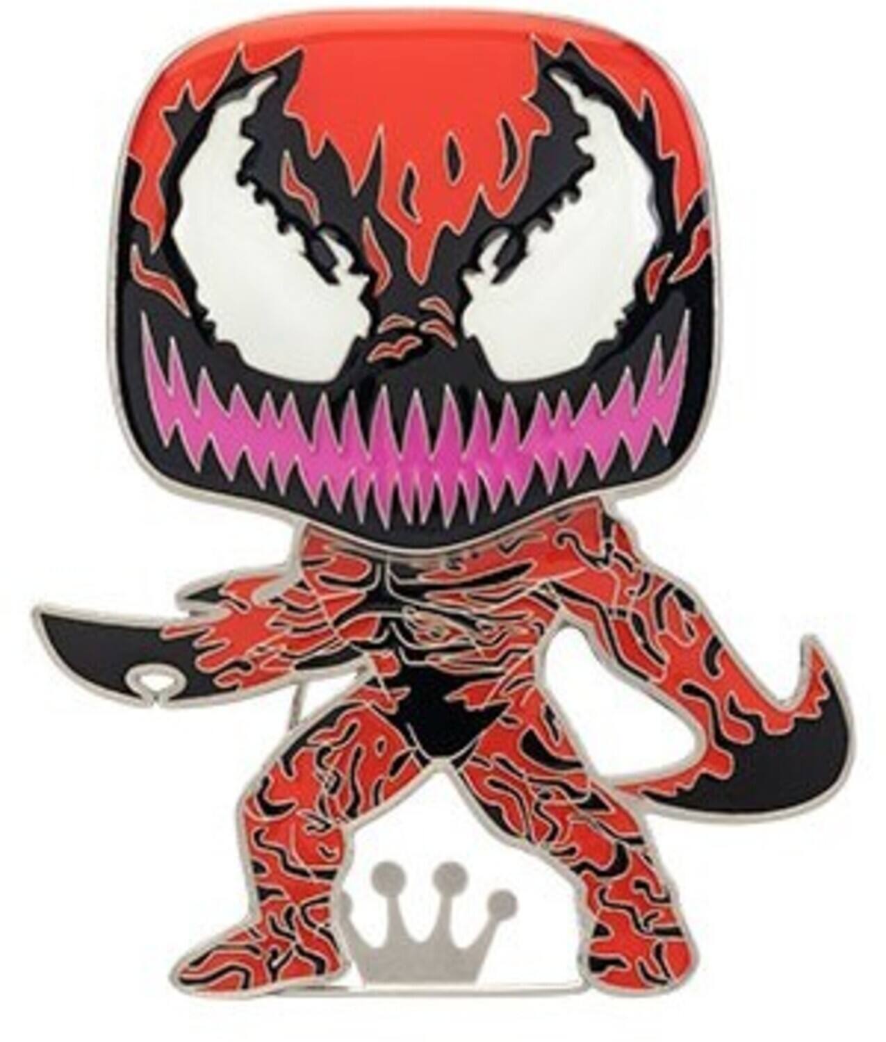 Alt View 1. Funko - FUNKO POP! PIN: Marvel - Venom Carnage   - COLLECTIBLES - Red.