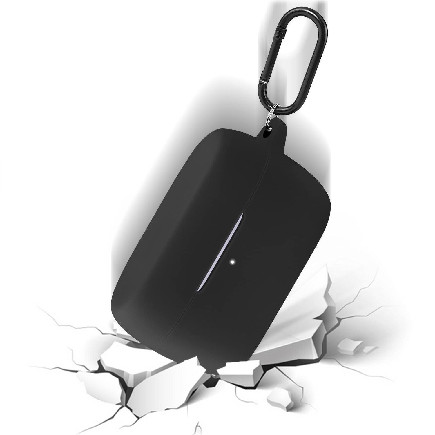 Alt View 14. SaharaCase - Anti-Slip Silicone Case for Jabra Elite 4 Headphones - Black.