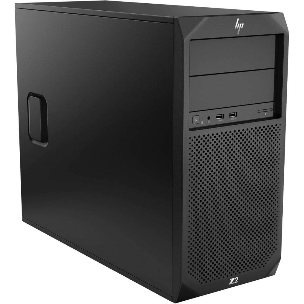 Alt View 2. HP - Z2 Tower G4 Workstation Intel Core i5 8500 3 GHz 32 GB DDR4 1 TB HDD NVIDIA Quadro P2200 Windows 11 Pro Desktop - Black.