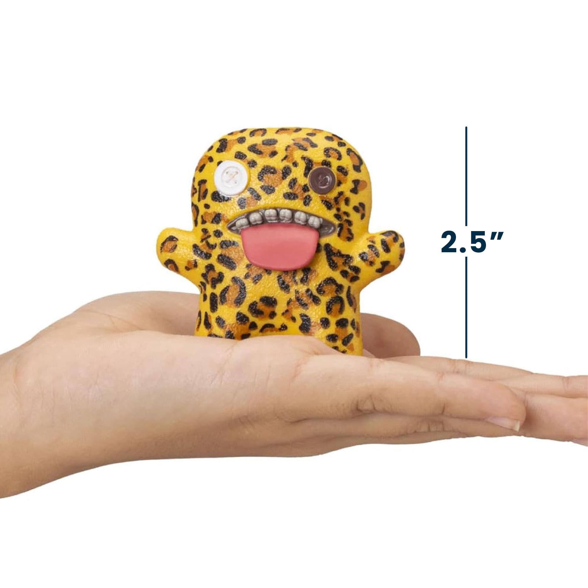 Alt View 4. ZURU - Fuggler 2.5 Inch Figure 3-Pack | Dark Yellow, Leopard Print, Black/Yellow - Multi-Colored.