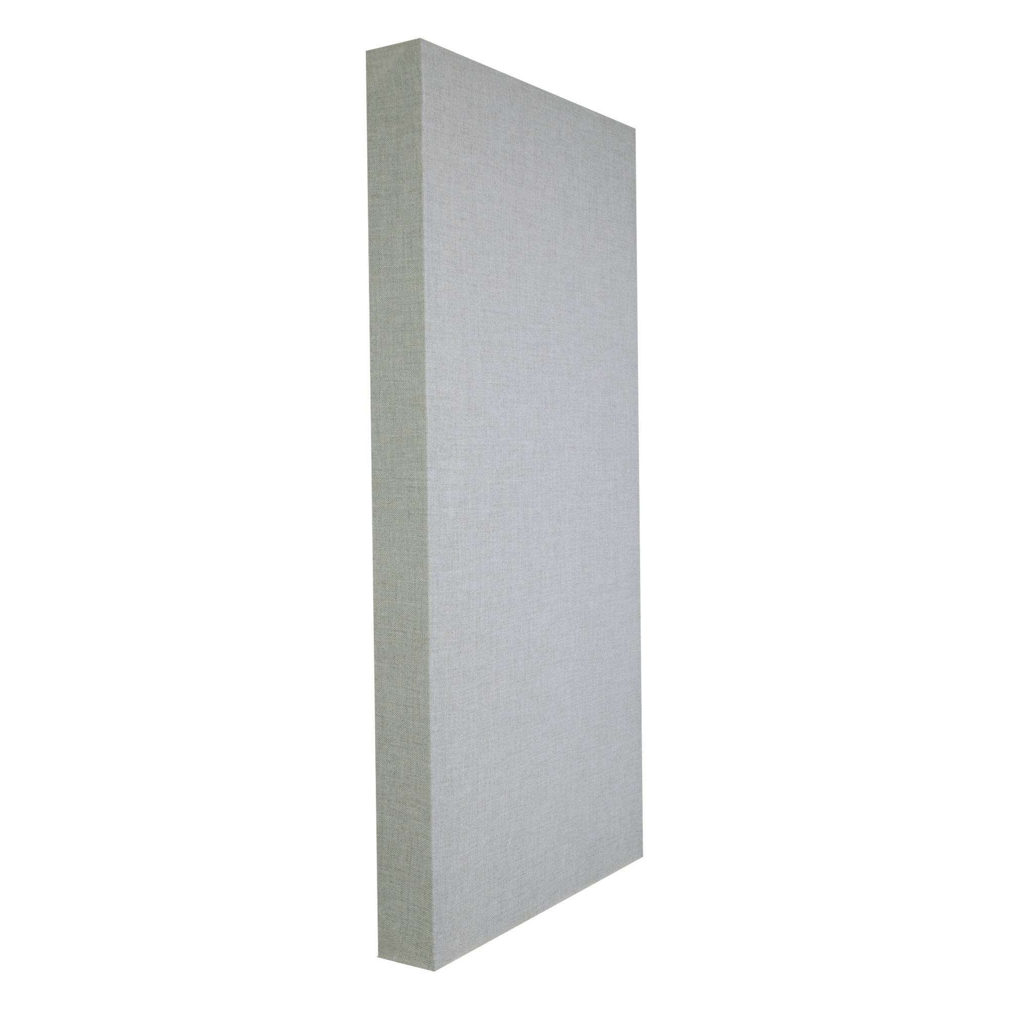 Angle. ATS Acoustics - Bass Trap Acoustic Panel with Sona Fabric, Full Range, 24" x 48" x 4" - Platinum.