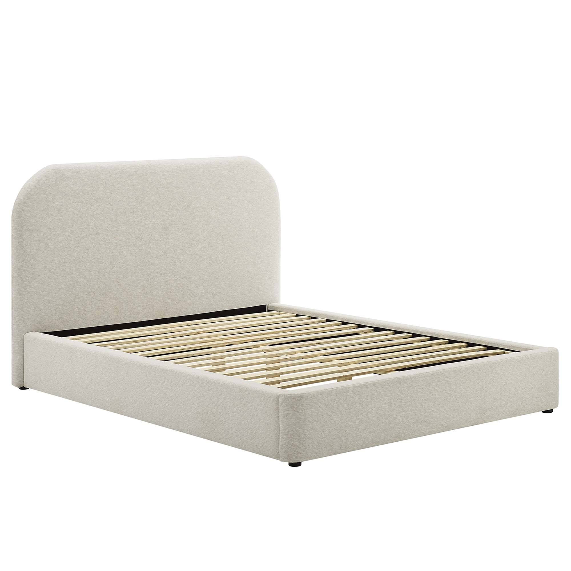Alt View 1. Modway - Novi Performance Velvet King Bed - Red.