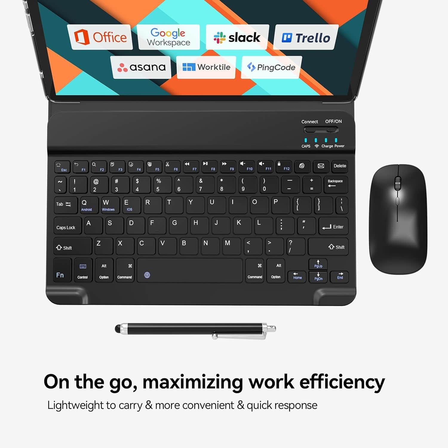 Kimlok Tablet, 2025 Latest 10 inch Android Tablet, MTK8183 Octa