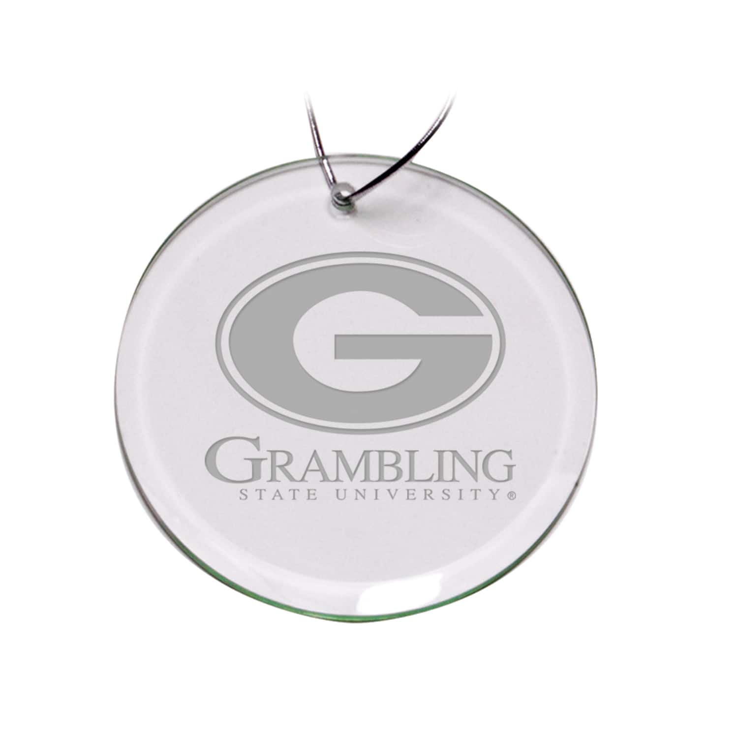 Jardine - Grambling Tigers 3'' Glass Round Ornament - Multicolor