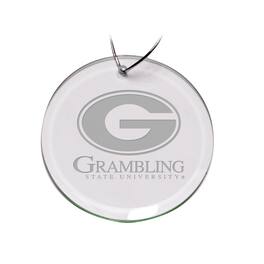 Jardine - Grambling Tigers 3'' Glass Round Ornament - Multicolor