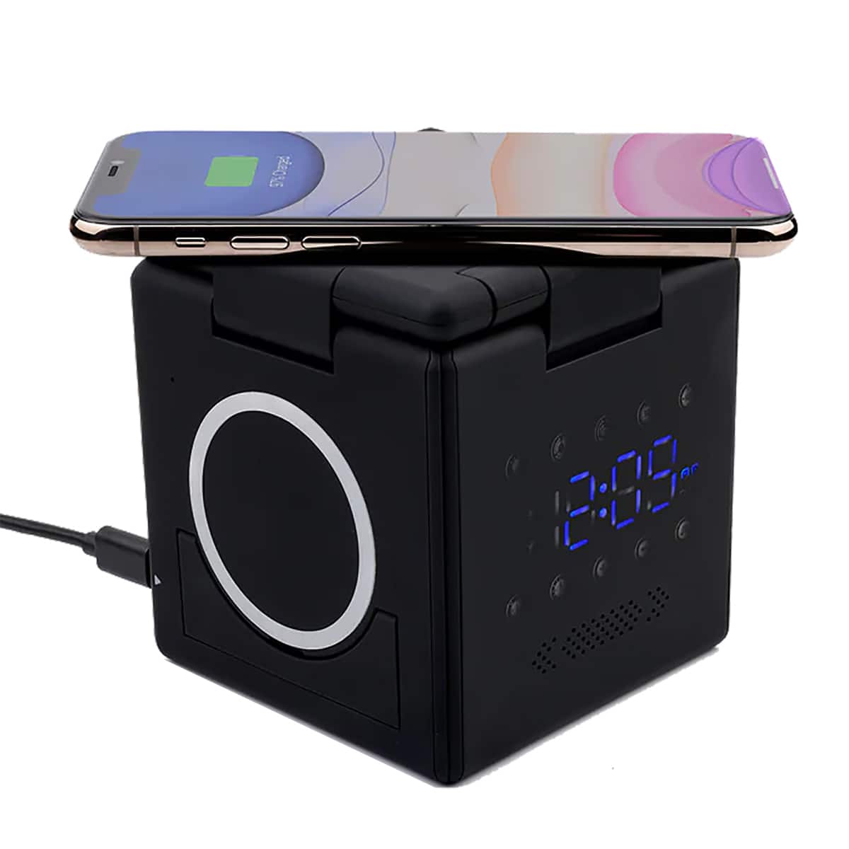 Ampere - HyperCube Wireless Charging Station and Sleep Aid - Glow in The Dark