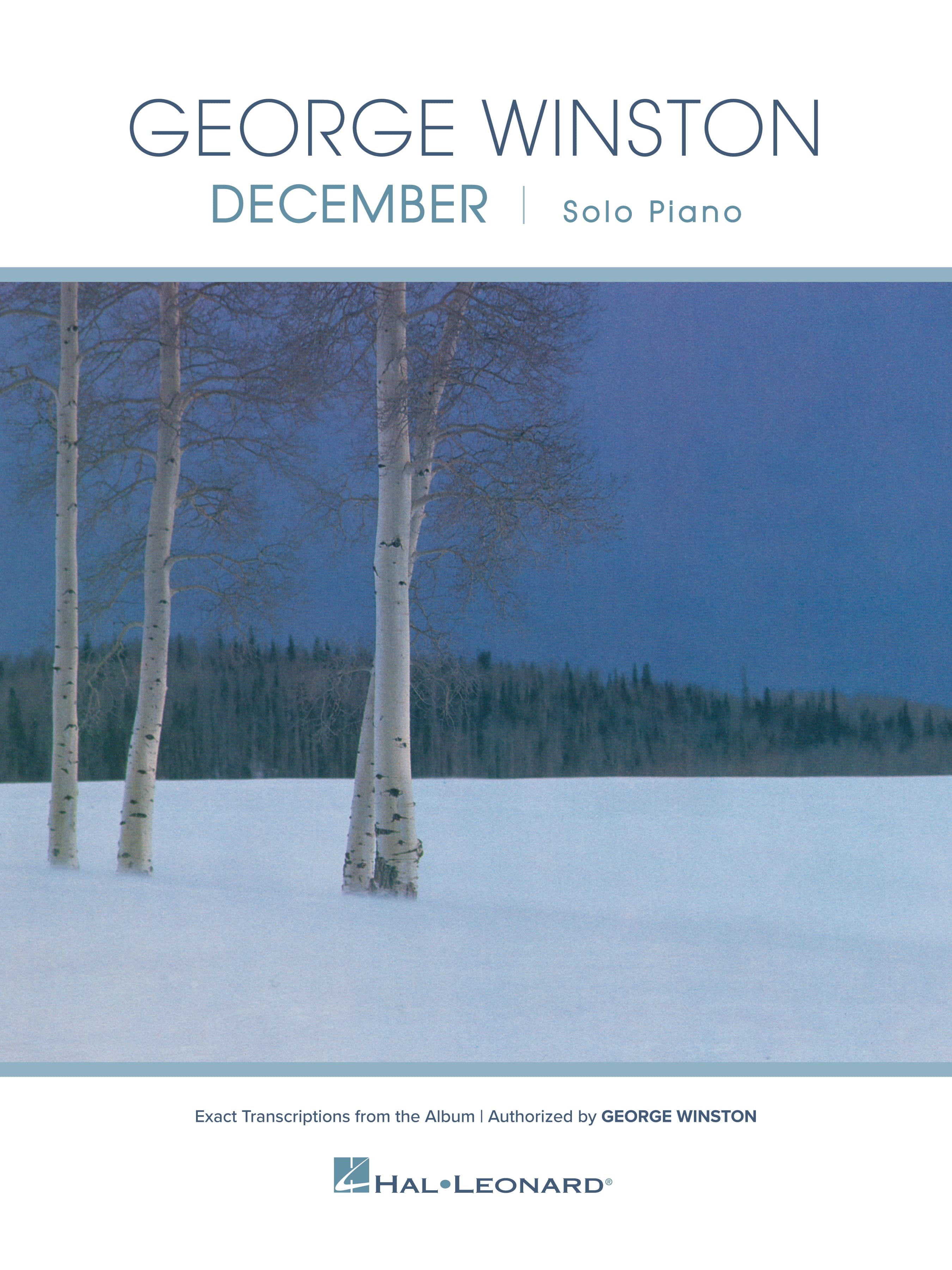 Hal Leonard - George Winston December Piano Sheet Music Book – Exact Transcriptions from the Album Piano Solo Personality Softcover price history on PriceWatchPro