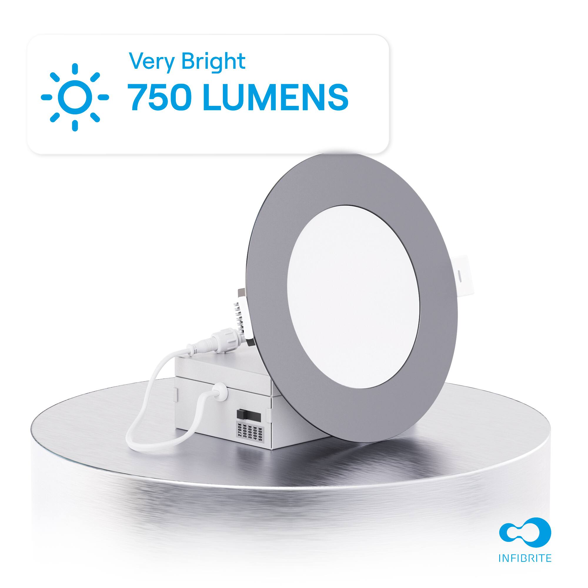 Very Bright 750 LUMENS

INFIBRITE