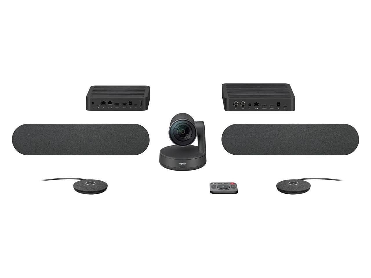 Logitech - Rally Plus Video Video Conference System for large to extra large rooms | 960-001225 - Graphite