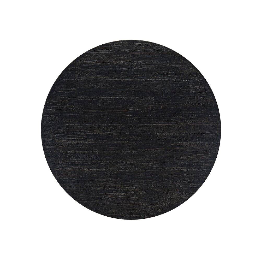 Alt View 4. East West Furniture - Dining Room Table - Black.