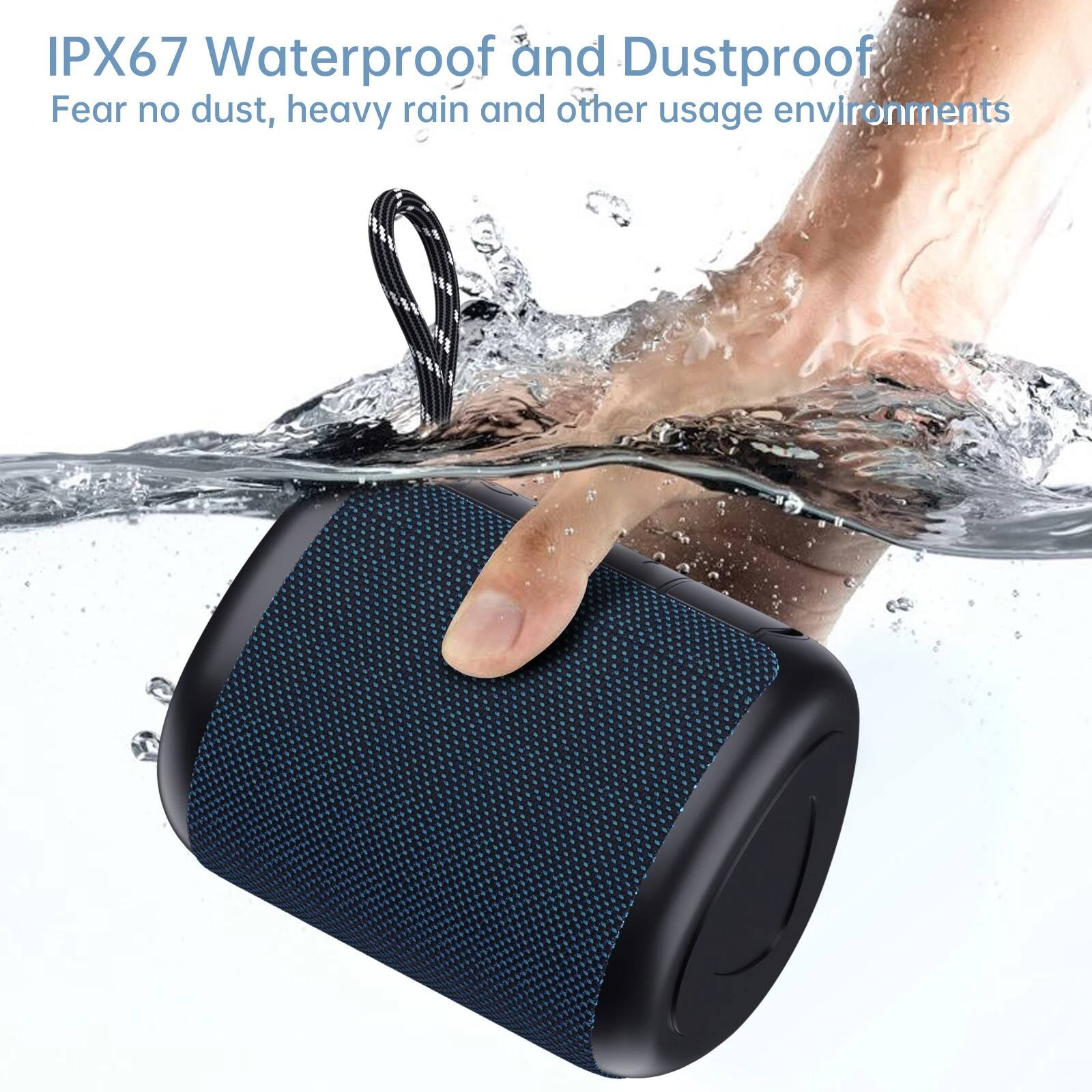 IPX67 Waterproof and Dustproof  
Fear no dust, heavy rain and other usage environments