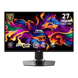 MSI - MAG 274QP QD-OLED X24 27" OLED QHD 240Hz 0.03ms Adaptive Sync Gaming Monitor with HDR (DisplayPort, HDMI) - Metallic Black