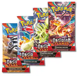 Pokémon - Pokemon Scarlet & Violet Obsidian Flames | 4 Booster Packs