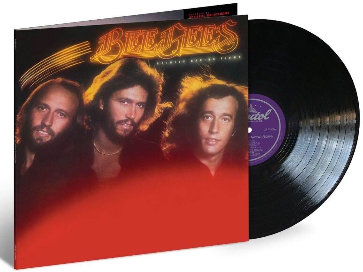 The Bee Gees  
Spirits Having Flown  

Produced by Barry, Robin, and Maurice Gibb  
Produced by Barry, Robin, and Maurice Gibb  

Atlantic Records  
33 1/3 RPM  
Having Flown