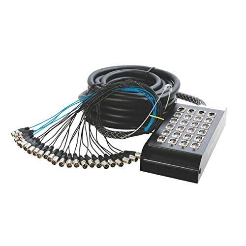 Alt View 5. On Stage Stands - On-Stage 20 x 4 XLR Snake, Black, 100 Foot (SNK204100V2) - Black.