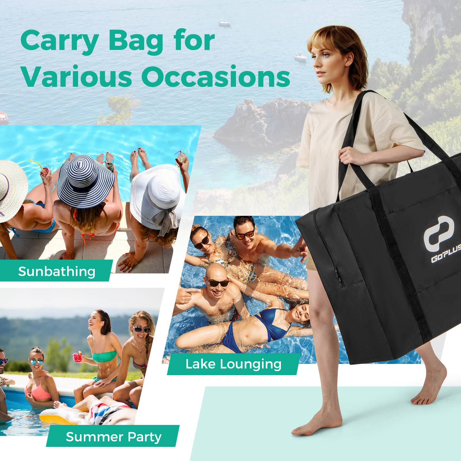 Carry Bag for Various Occasions

Sunbathing
Lake Lounging
Summer Party