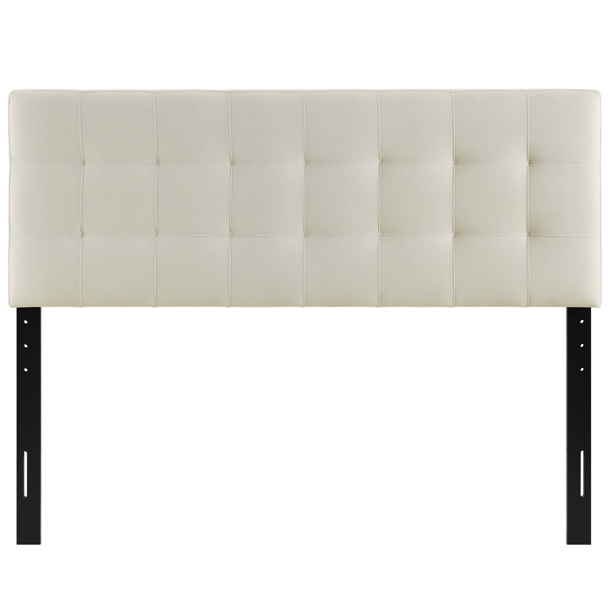 Alt View 1. Modway - Lily Upholstered Fabric Full Headboard by Modway - White.