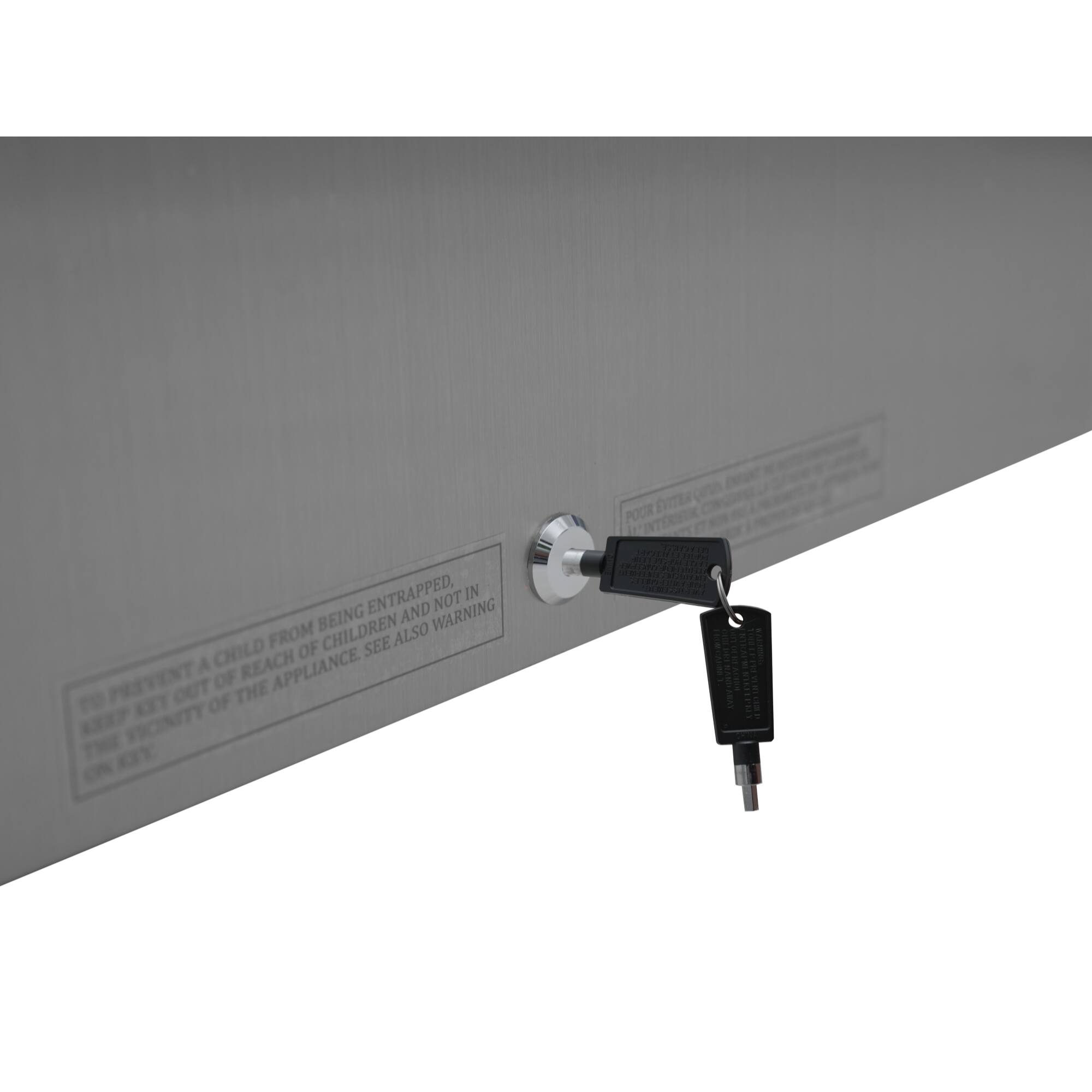 Pour enclosed, not in being and warning child from reaching appliance. See also prevent a child from reaching appliance.