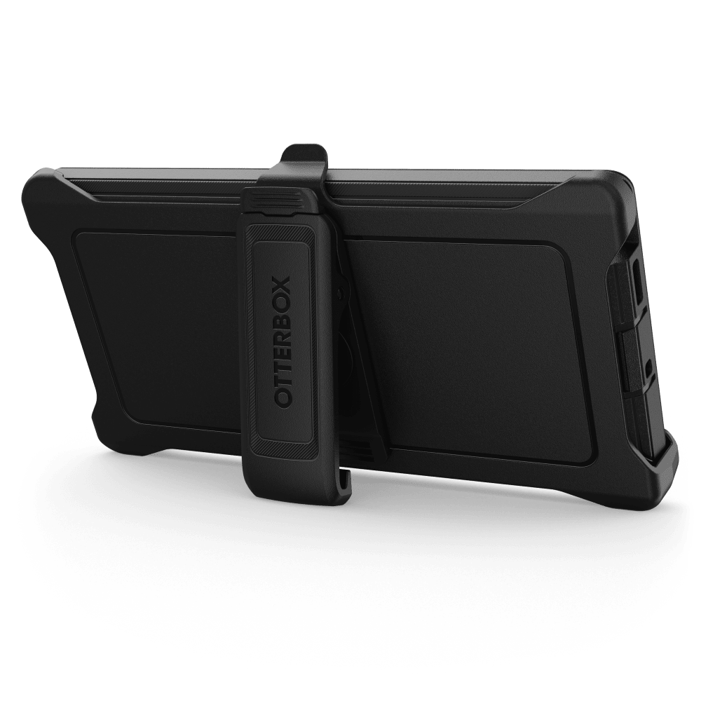 Alt View 4. OtterBox - OtterBox Defender Series Case & Holster for Samsung Galaxy S24 Ultra - Black - Black.