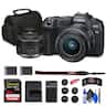 Bundle - Canon - EOS R8 Mirrorless Camera with RF 24-50mm Lens + 64GB Card + Bag + Charger + Battery + More