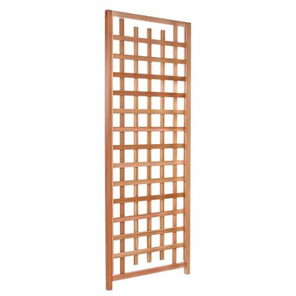 Front. All Things Cedar - All Things Cedar 84"x33" Outdoor Single Trellis Handcrafted for Climbing Plants - Natural.