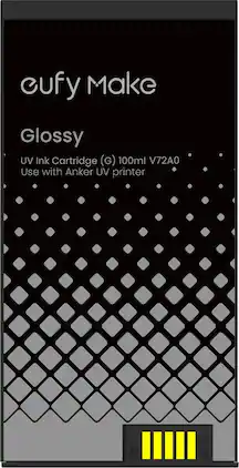 eufy - eufyMake UV Ink Cartridge for E1 Printer — 100 mL - V72A0010 - Gloss