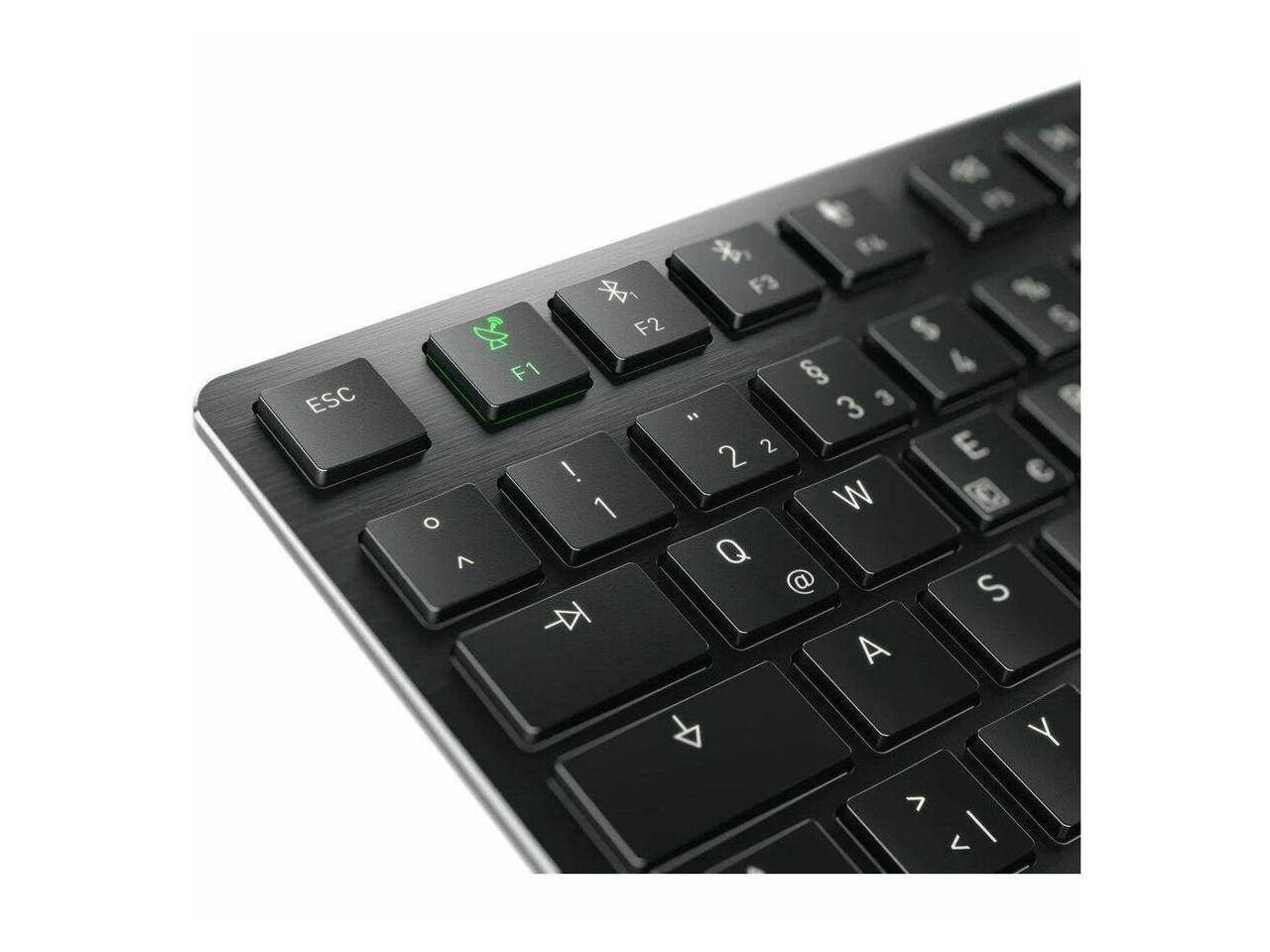 Alt View 1. CHERRY - CHERRY MXU-270 RGB Wireless Keyboard - Bluetooth/RF - Compact - USB 2.0 - Windows 7/8 - RGB LED.
