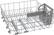Alt View 22. Bosch - 800 Series 24" Top Control Smart Built-In Stainless Steel Tub Dishwasher with 3rd Rack, 42 dBA - White.