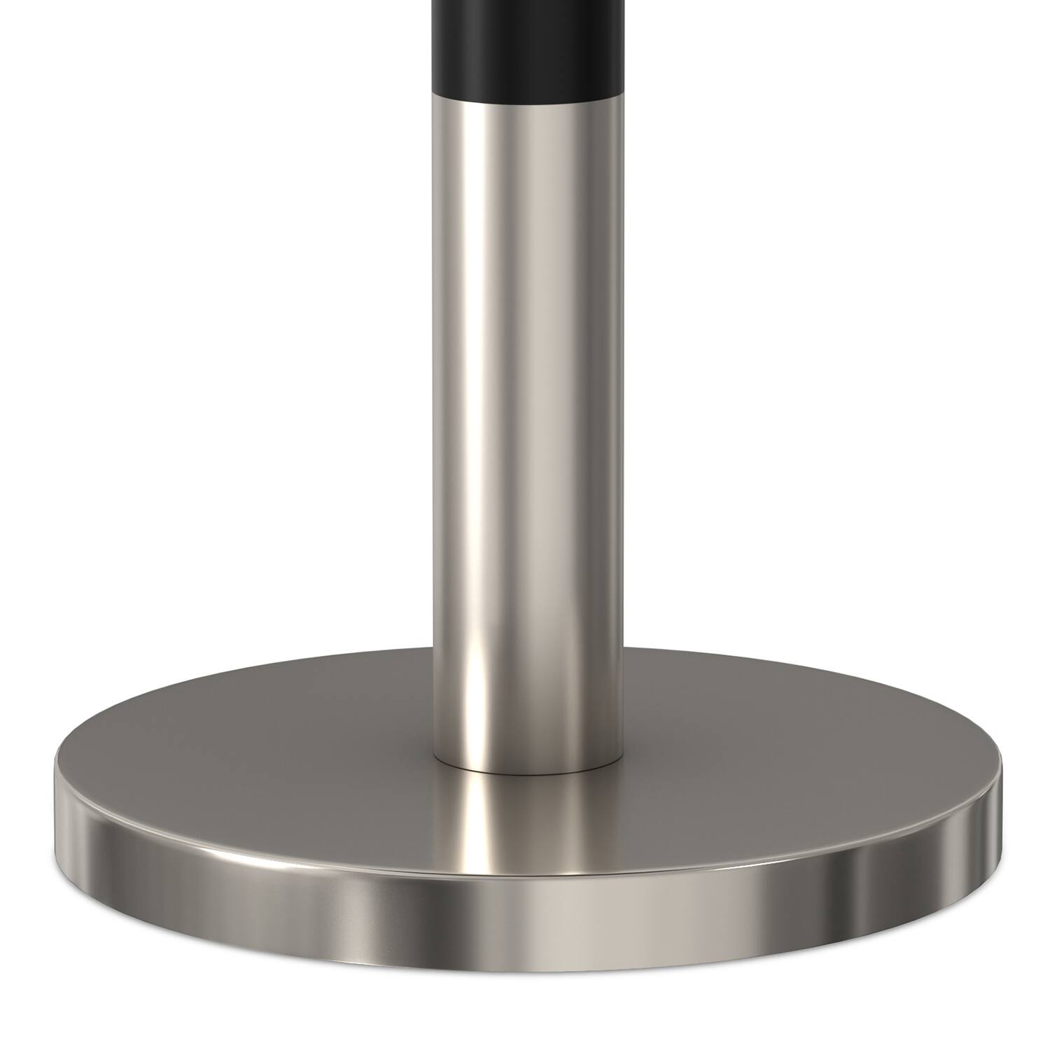 Alt View 7. Simpli Home - Evans 16 inch Wide Modern Side Table in Black Genuine Marble and Black/Silver Iron - Black.