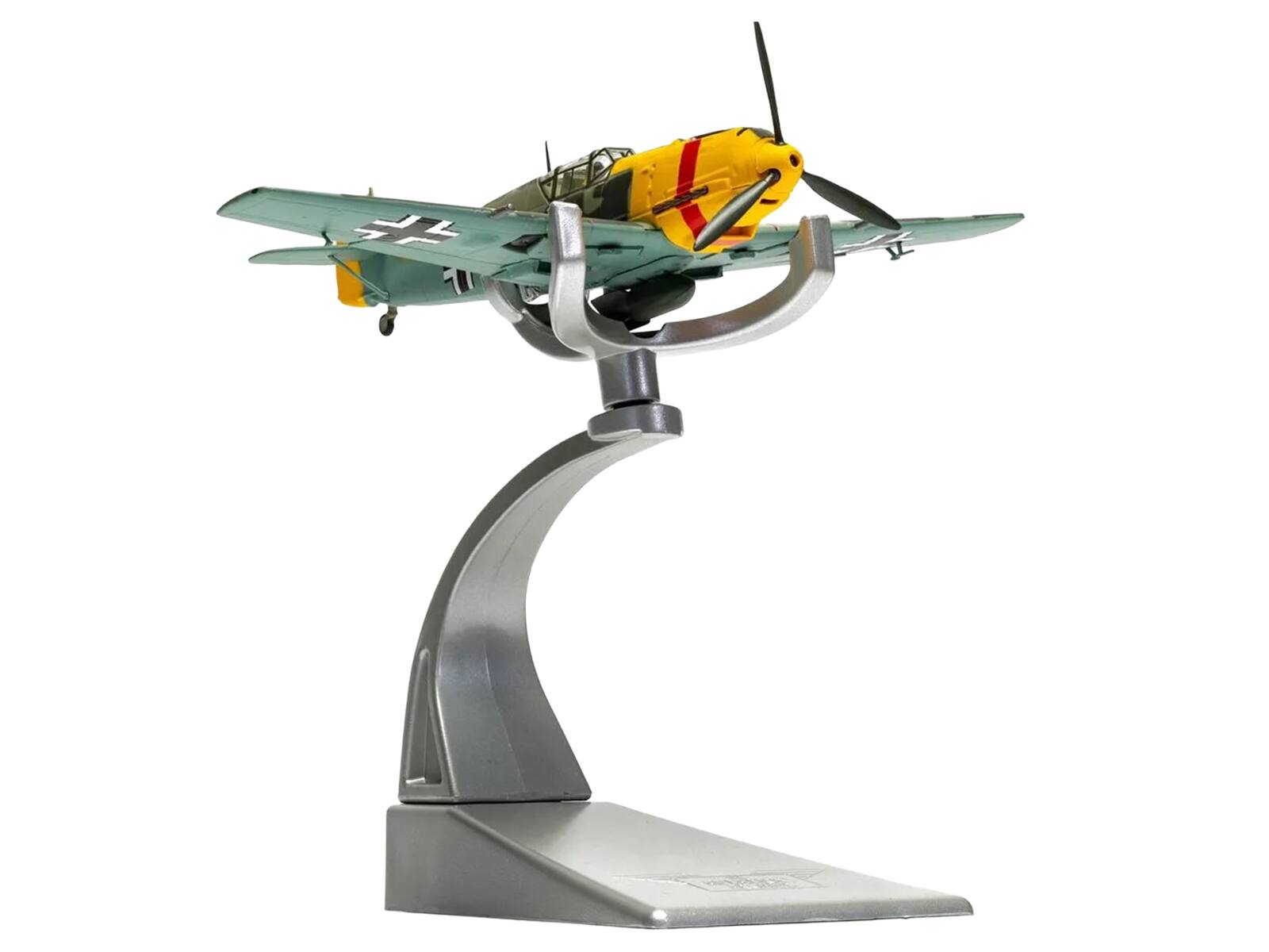 Alt View 4. Corgi - Messerschmitt Bf 109E-4/B Jabo Fighter-Bomber Aircraft German Luftwaffe "The Aviation Archive" 1/72 Model by Corgi.
