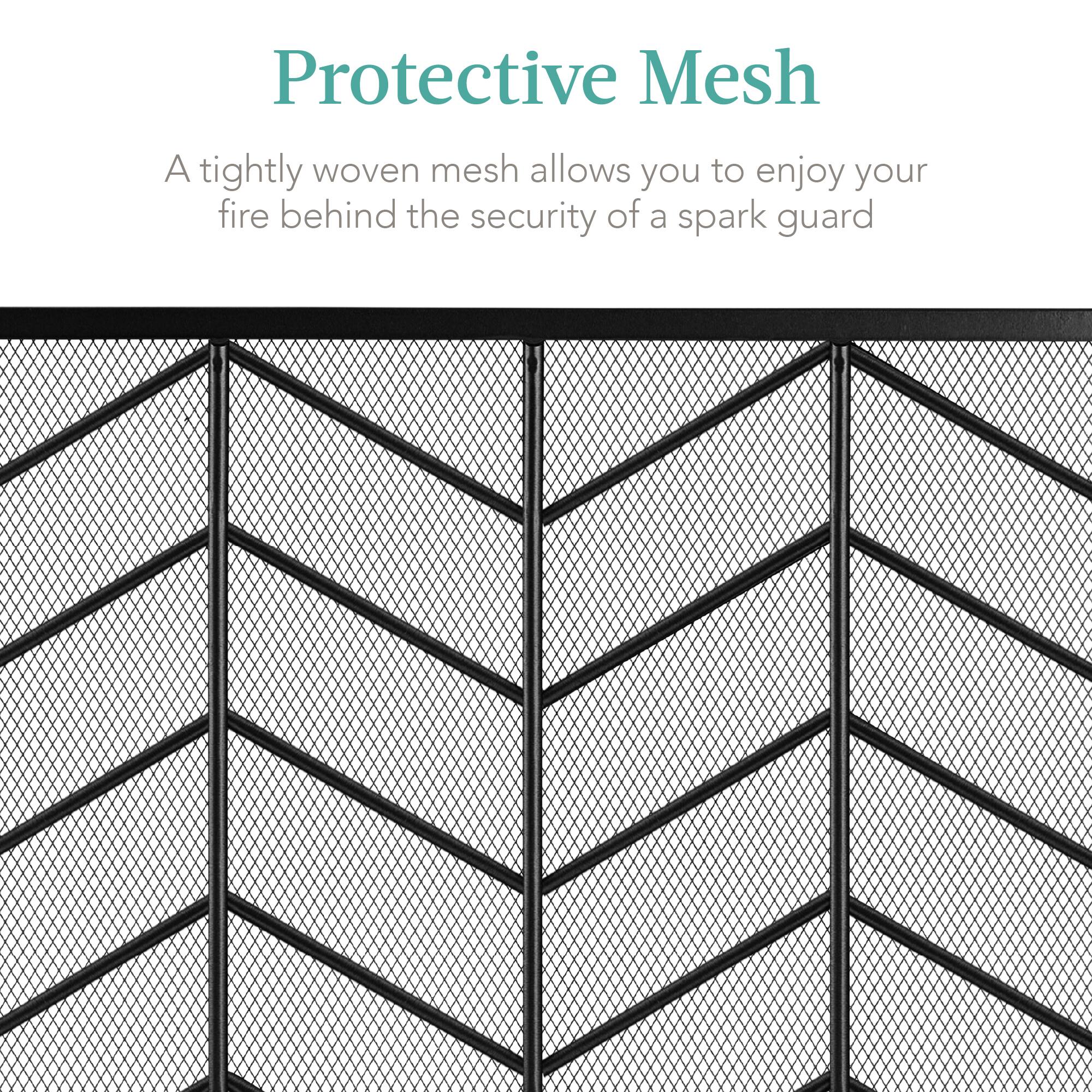 Protective Mesh

A tightly woven mesh allows you to enjoy your fire behind the security of a spark guard.