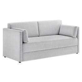 Linden Upholstered Heathered Chenille Sofa by Modway - Gray