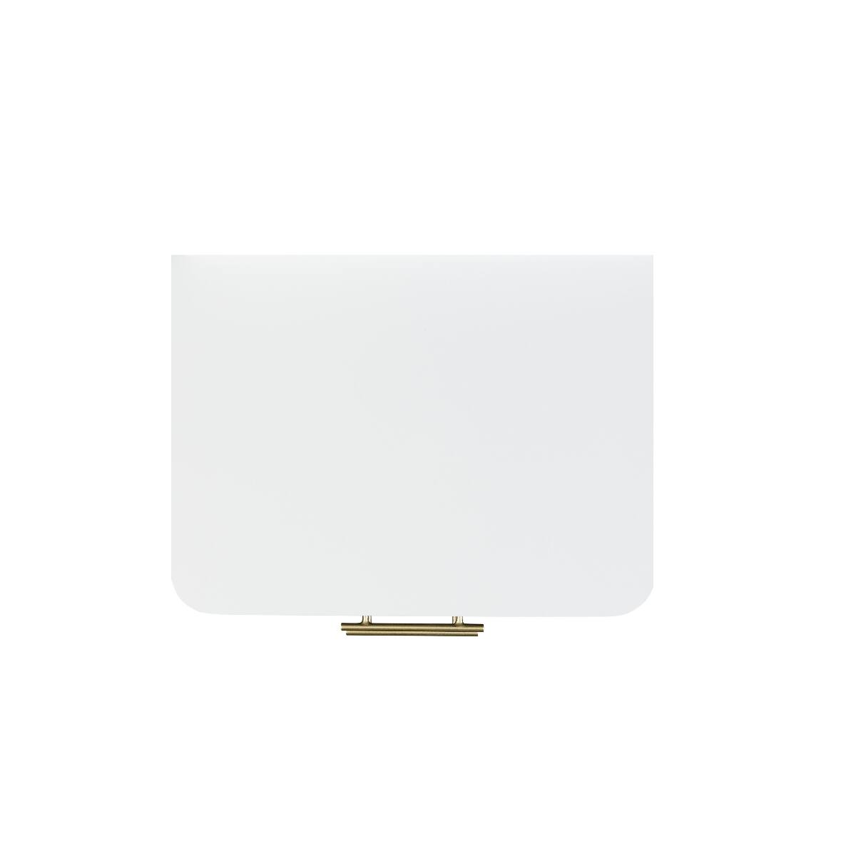 Alt View 4. Loheer - Loheer Espresso Nightstand with White Marble Top and Two Drawers - Espresso and White Marble.