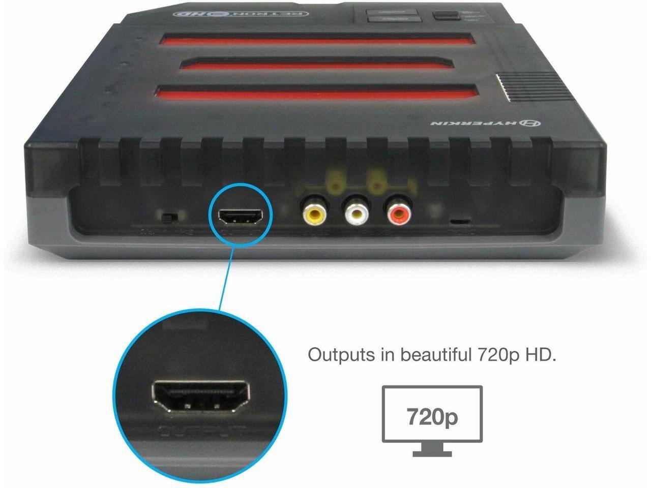 CHO HNE HYPERKIN Outputs in beautiful 720p HD.