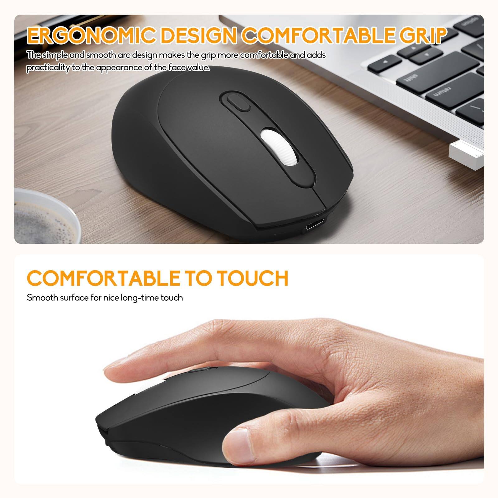 **ERGONOMIC DESIGN COMFORTABLE GRIP**  
The simple and smooth arc design makes the grip more comfortable and adds practicality to the appearance of the face value.

**COMFORTABLE TO TOUCH**  
Smooth surface for nice long-time touch