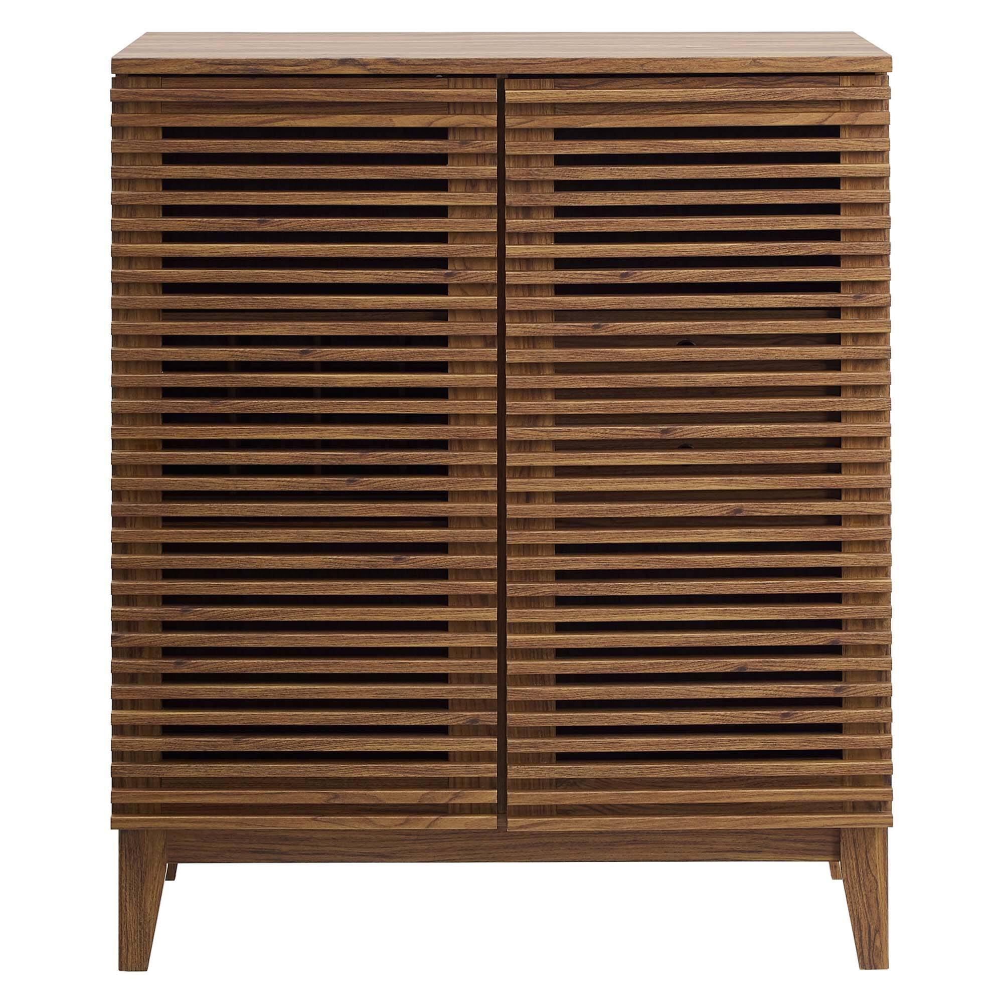 Alt View 1. Modway - Render Bar Cabinet by Modway - Walnut.