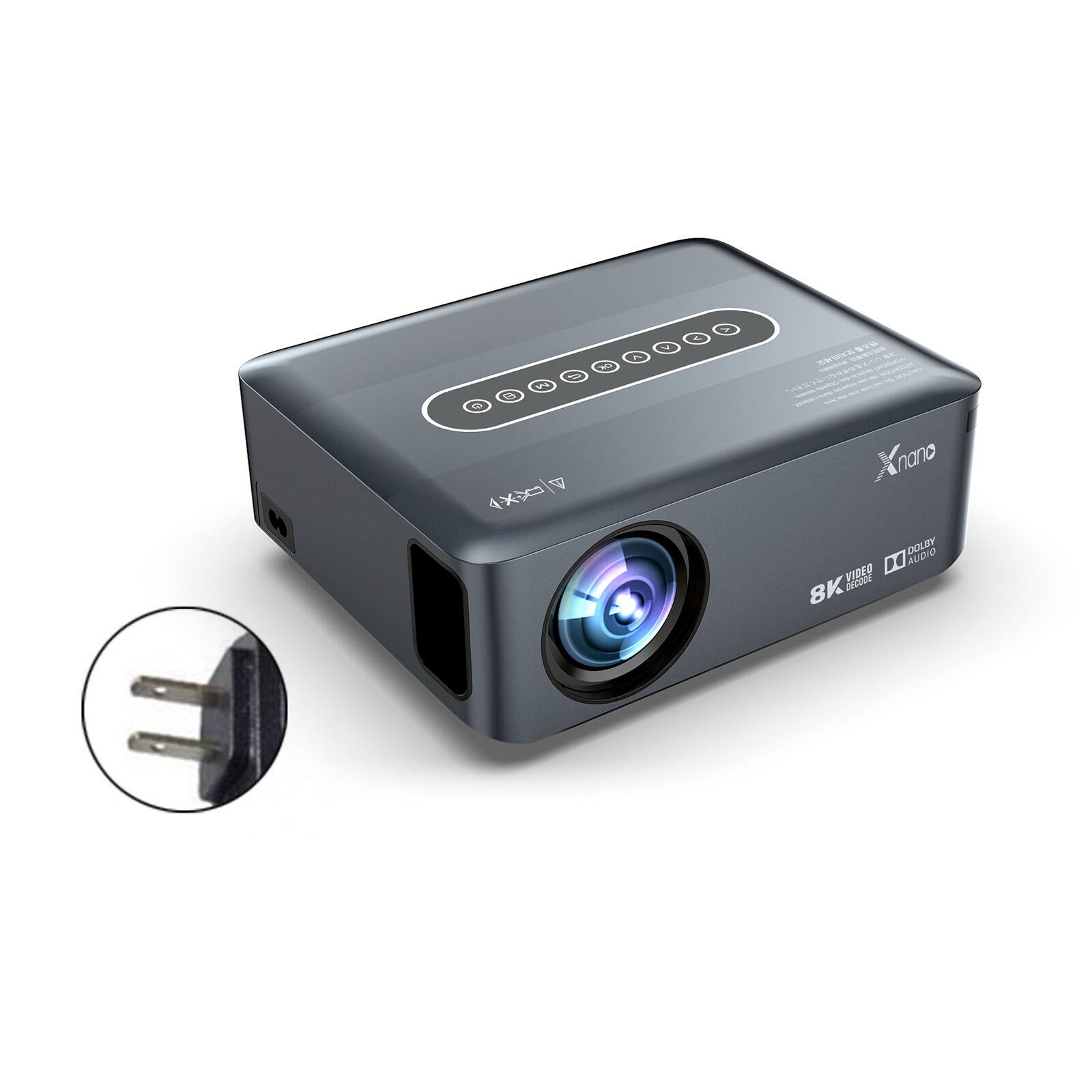 Topteng Smart Projector with 8K Decoding Native 1080P, 230 ANSI
