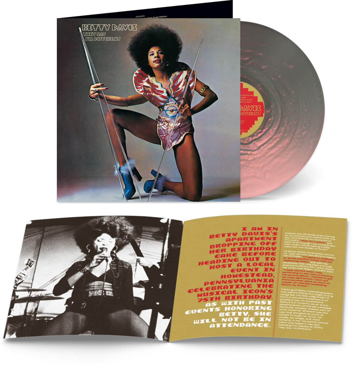 Betty Davis - They Say I'm Different   - VINYL LP price history on PriceWatchPro