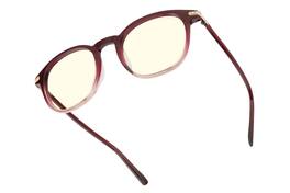 GUNNAR - Womens Computer Glasses - Sofia, Clear Lens - Blue Light Blocking, Releive Dry Eye - Garnet Fade Crystal