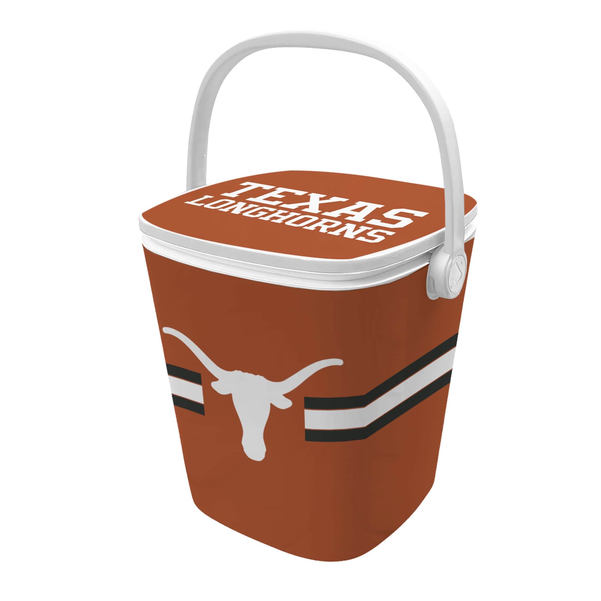 Indigo Falls - Texas Longhorns 16-Quart Mini Cool Bar Cooler - White